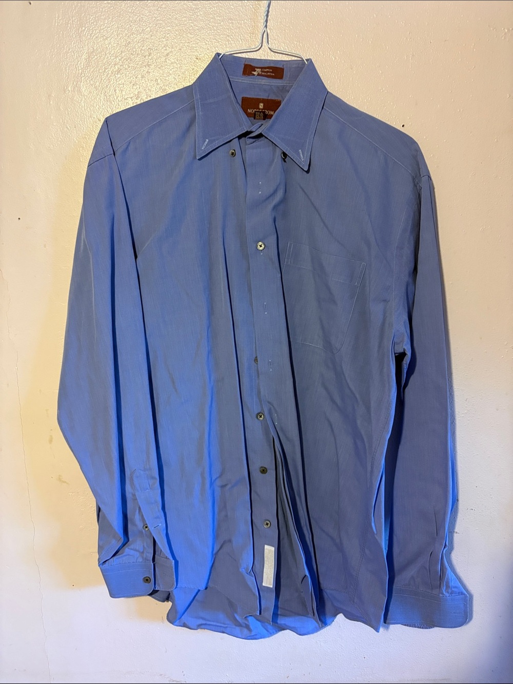 Nordstrom Men's Light Blue Long-Sleeve Dress Shirt